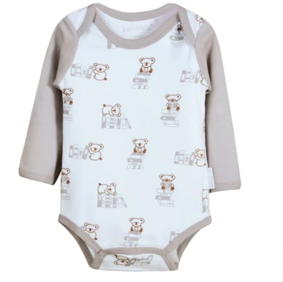BÈBÈNCA ORGANICS - Unisex Onesie - Books Print - Picture 1 of 5